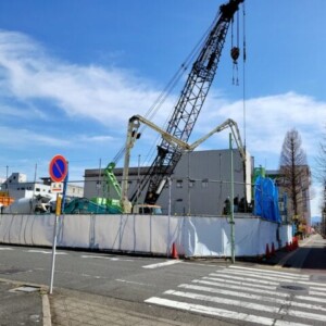 高崎東口駅前再開発プロジェクト足場